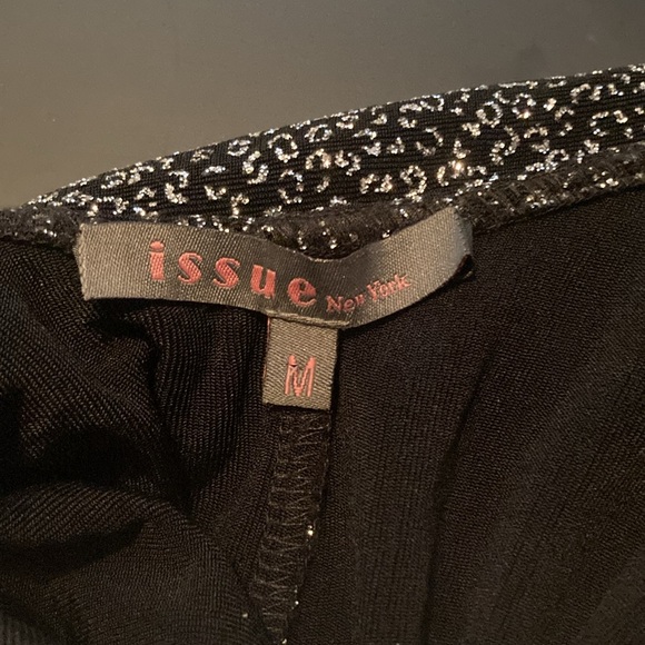 Issue New York Illusion Gown in Black/Silver| Sz M - Picture 3 of 12